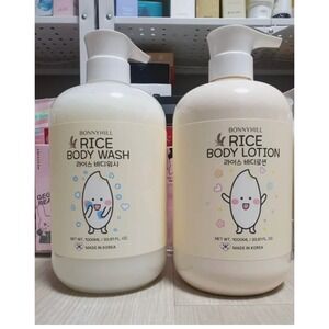 BONNYHILL Skin Radiance Enhancing RICE BODY WASH & LOTION Made in Korea ( 2)